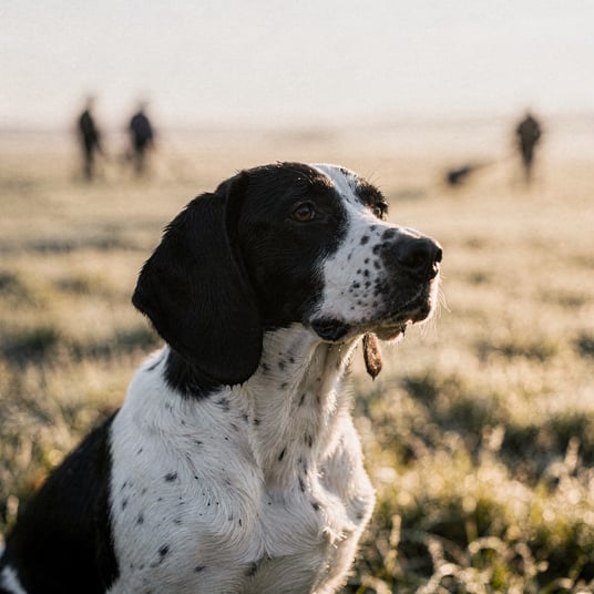 Grand Anglo French White And Black Hound