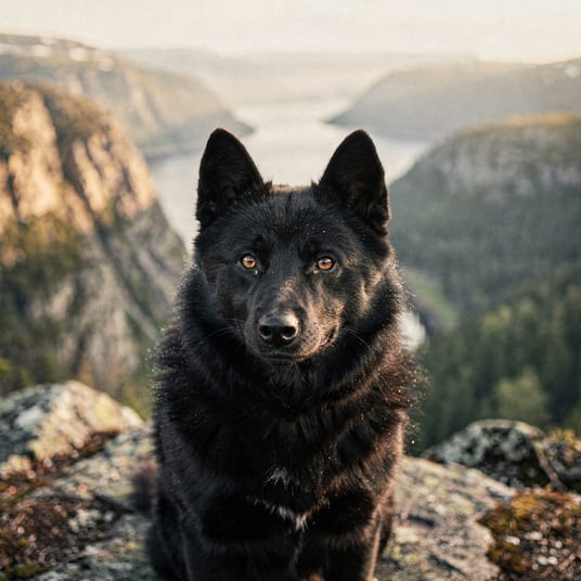 Norwegian Elkhound Black